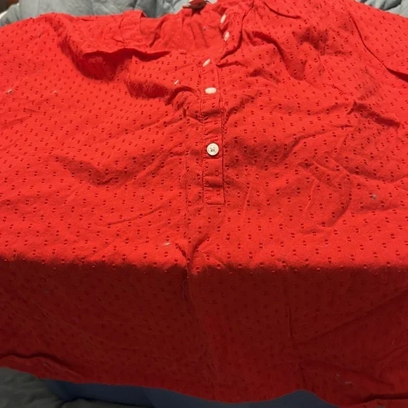 Point Sur Red Blouse - Picture 4 of 4